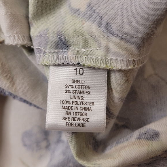 Signature Darby Established 1962 Floral Fit & Flare Tea Length Dress sz 10 - Picture 11 of 16